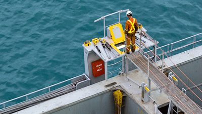 Onboard a ship